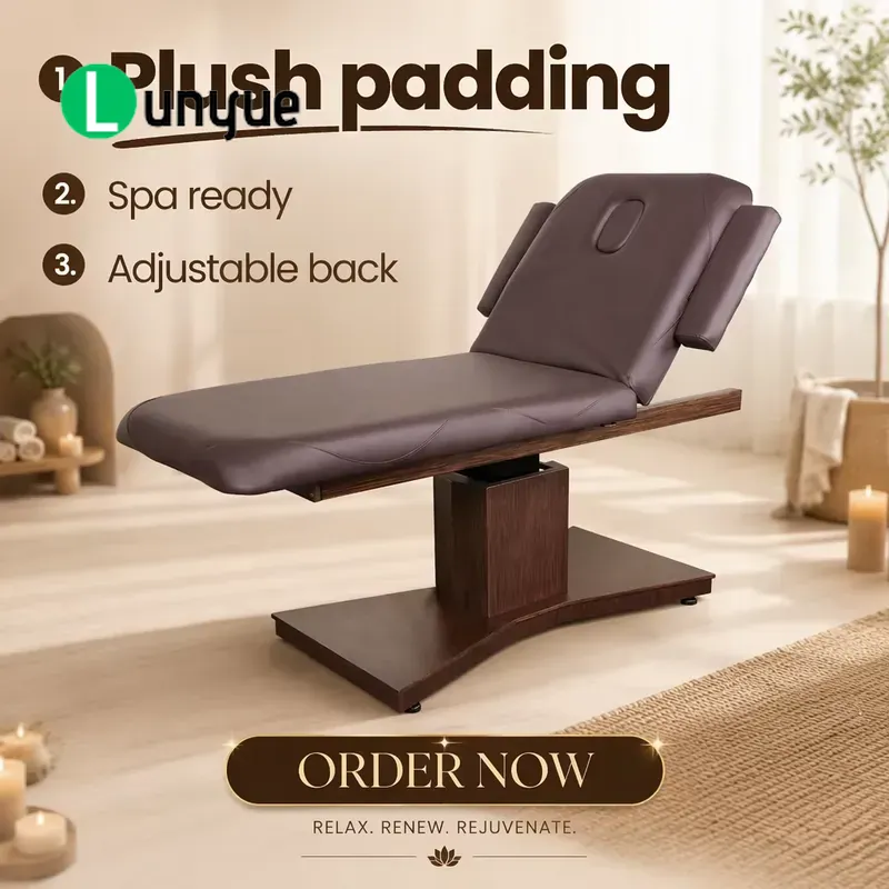 Mesa de massagem elétrica com  - Spa Wellness Gym avaliação e preço
