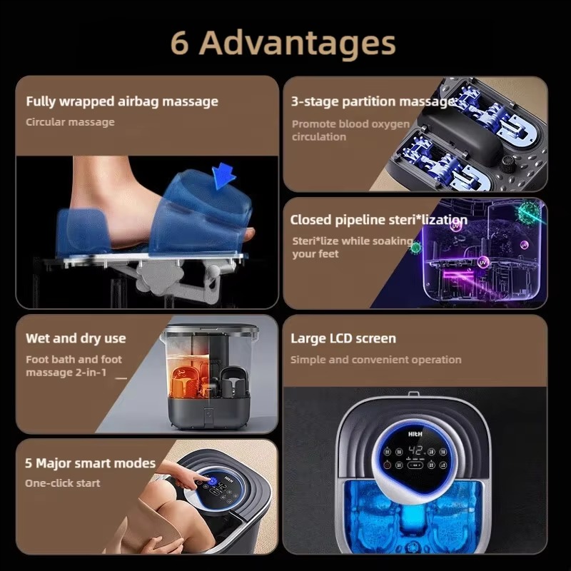 Massageador Elétrico Portátil  - Foot Spa avaliação e preço