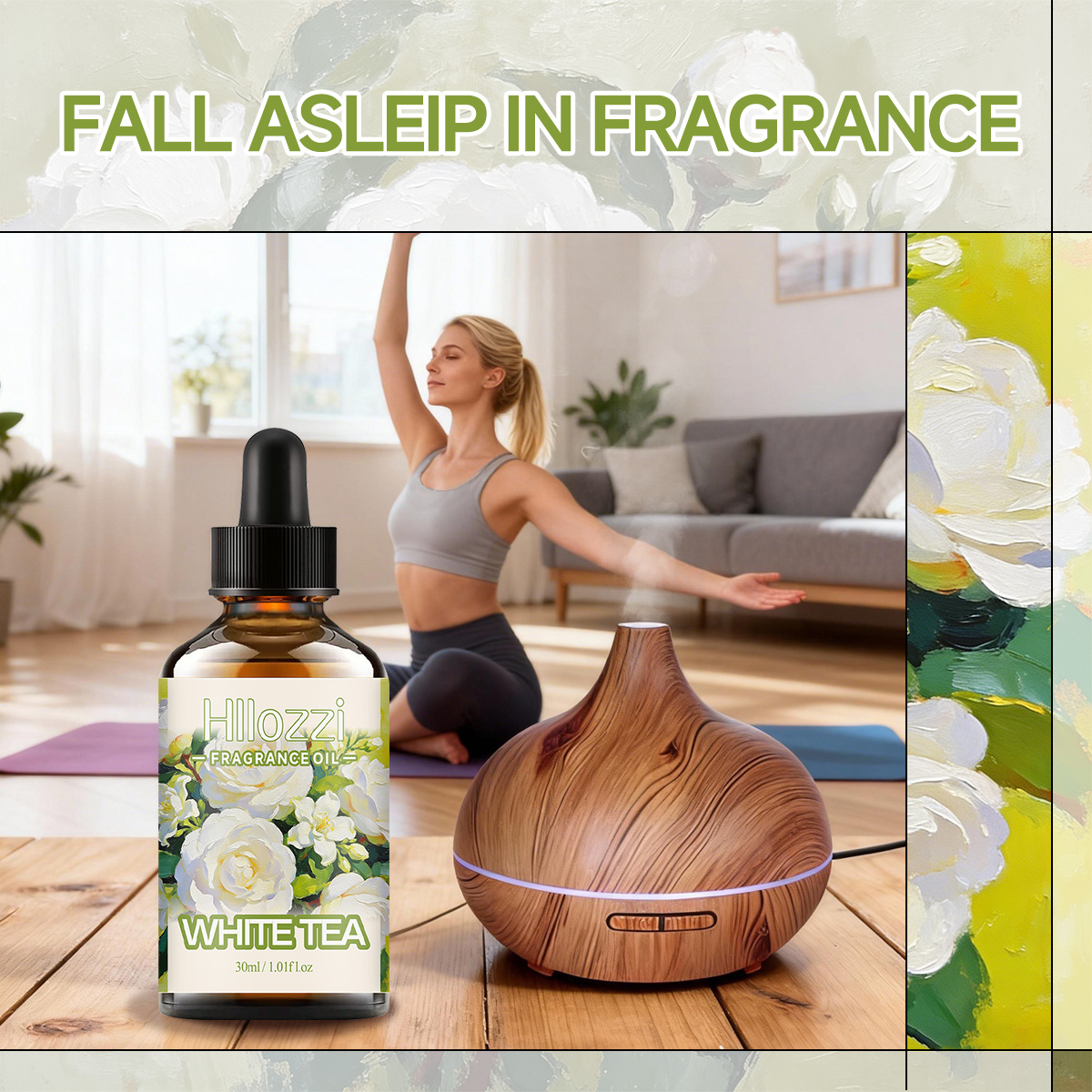 Óleo de fragrância de chá bran - Aromatherapy Diffuser avaliação e preço