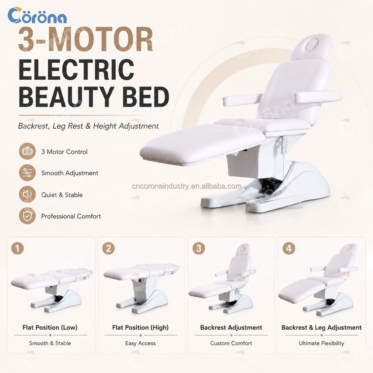 Mesa de Beleza Reclinável Elét - Spa Massager avaliação e preço