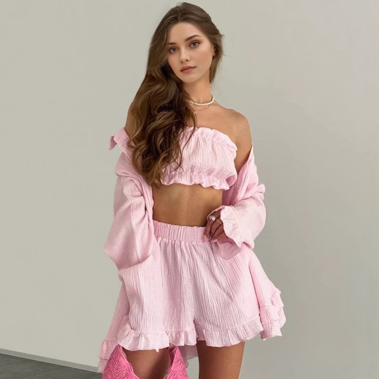 Conjunto de três peças de mang - Bathrobe avaliação e preço
