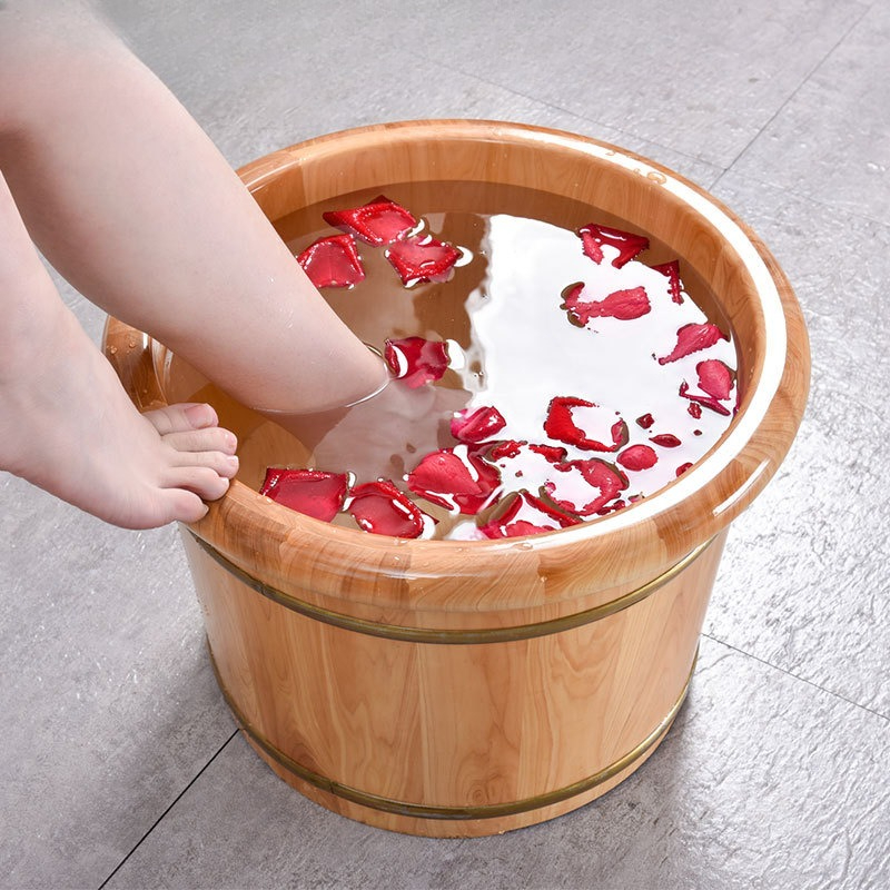 Bacia de Madeira para Banho de - Foot Spa avaliação e preço