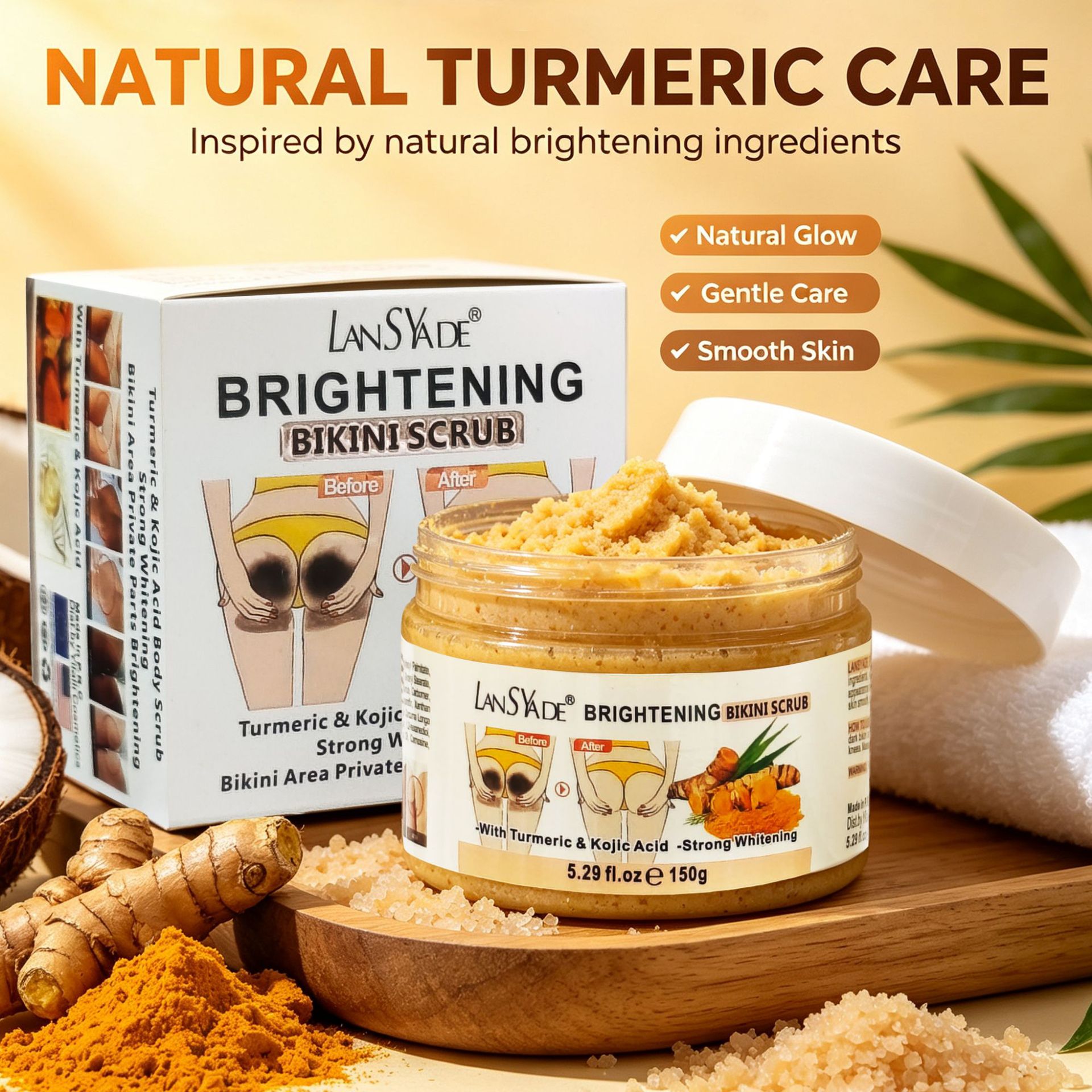Esfoliante de Cúrcuma 150g Lim - Bath Salts avaliação e preço